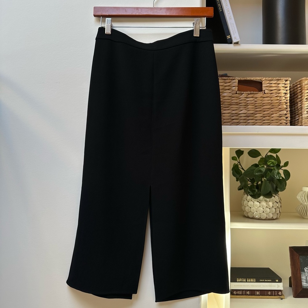 Tibi Pencil Skirt Split Hem Black Size 2